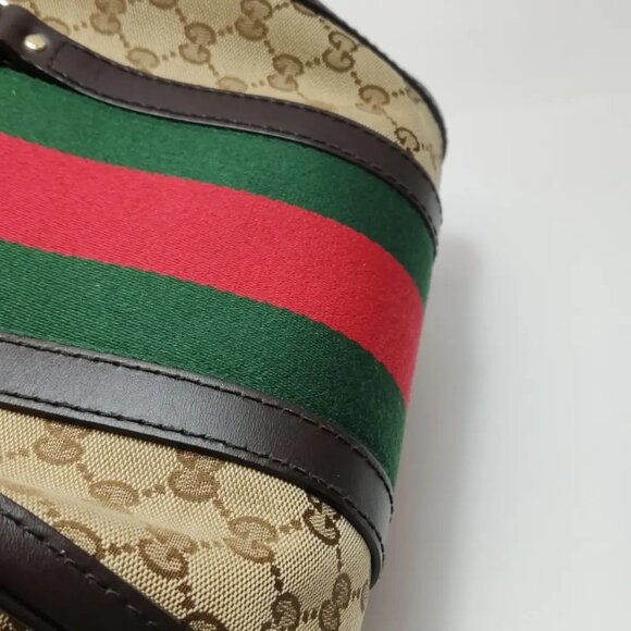 Gucci Vintage Web Boston Bag GG Canvas - Picture 7 of 10